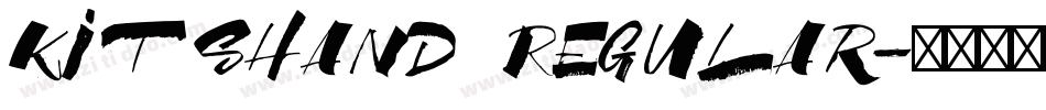 KitsHand Regular字体转换